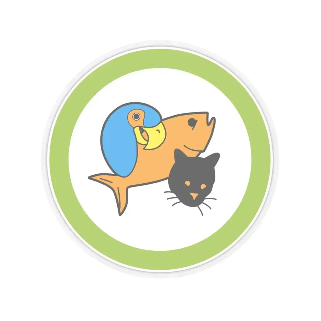 Pets (Boy Scout Merit Badge) STICKER Vinyl Kiss-Cut Decal 4 Inch Transparent - The Sticker Space