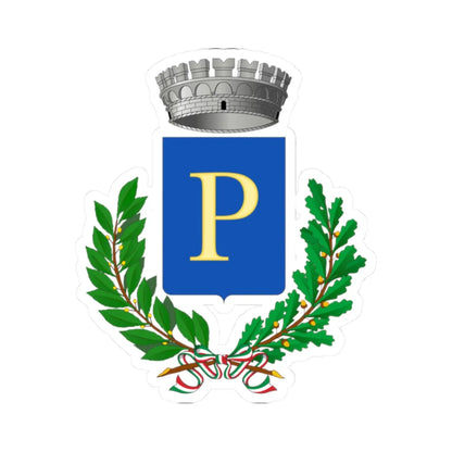 Pettoranello di Molise-Stemma (Italy) (Coat of Arms) STICKER Vinyl Kiss-Cut Decal 2 Inch White - The Sticker Space