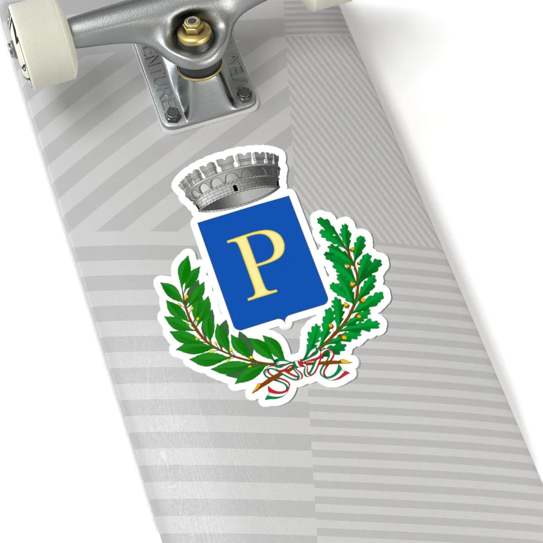 Pettoranello di Molise-Stemma (Italy) (Coat of Arms) STICKER Vinyl Kiss-Cut Decal - The Sticker Space