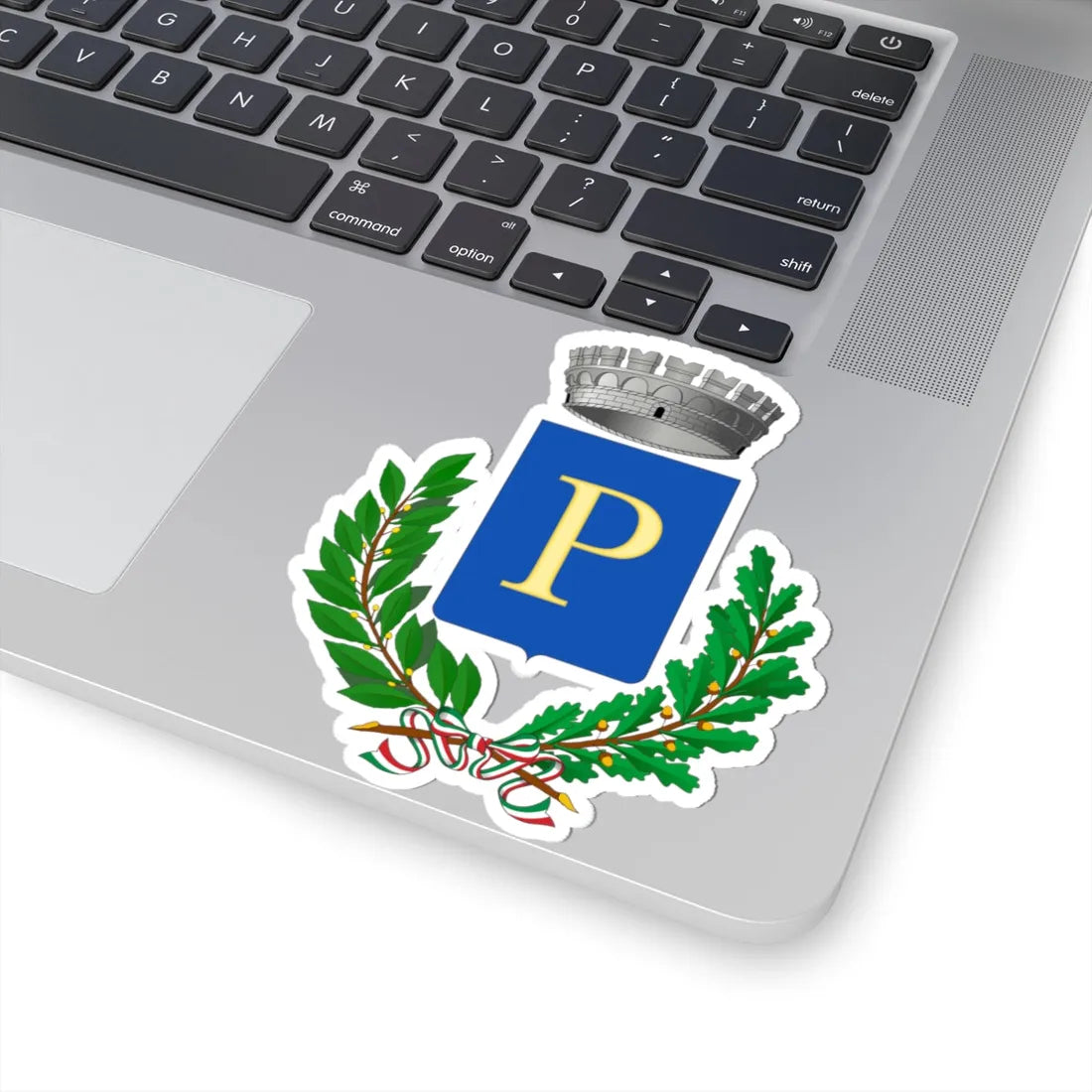 Pettoranello di Molise-Stemma (Italy) (Coat of Arms) STICKER Vinyl Kiss-Cut Decal - The Sticker Space