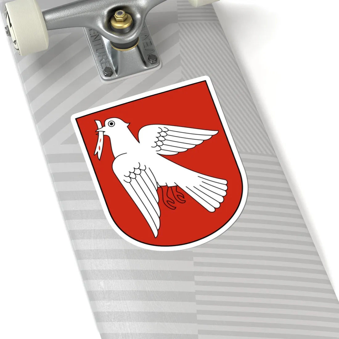 Pfäfers-blazon (Switzerland) (Coat of Arms) STICKER Vinyl Kiss-Cut Decal - The Sticker Space