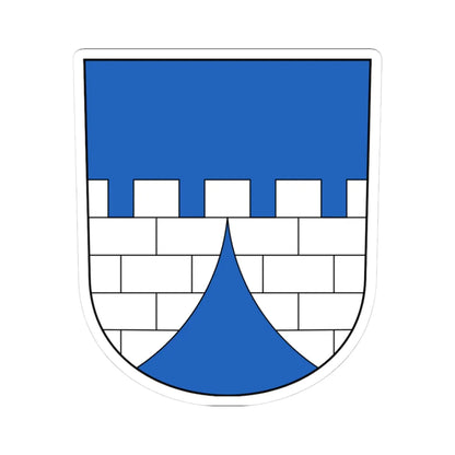 Pfungen-blazon (Switzerland) (Coat of Arms) STICKER Vinyl Kiss-Cut Decal 3 Inch White - The Sticker Space