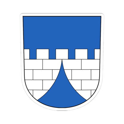 Pfungen-blazon (Switzerland) (Coat of Arms) STICKER Vinyl Kiss-Cut Decal 4 Inch White - The Sticker Space