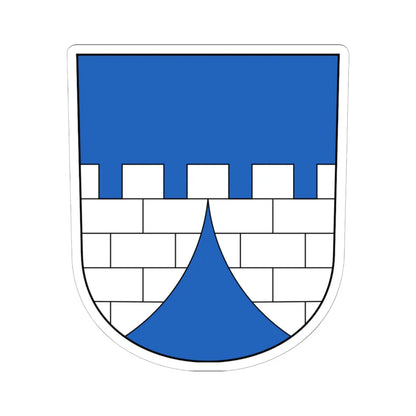 Pfungen-blazon (Switzerland) (Coat of Arms) STICKER Vinyl Kiss-Cut Decal 6 Inch White - The Sticker Space