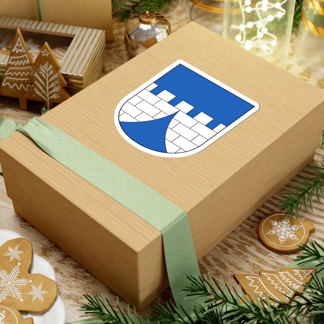 Pfungen-blazon (Switzerland) (Coat of Arms) STICKER Vinyl Kiss-Cut Decal - The Sticker Space