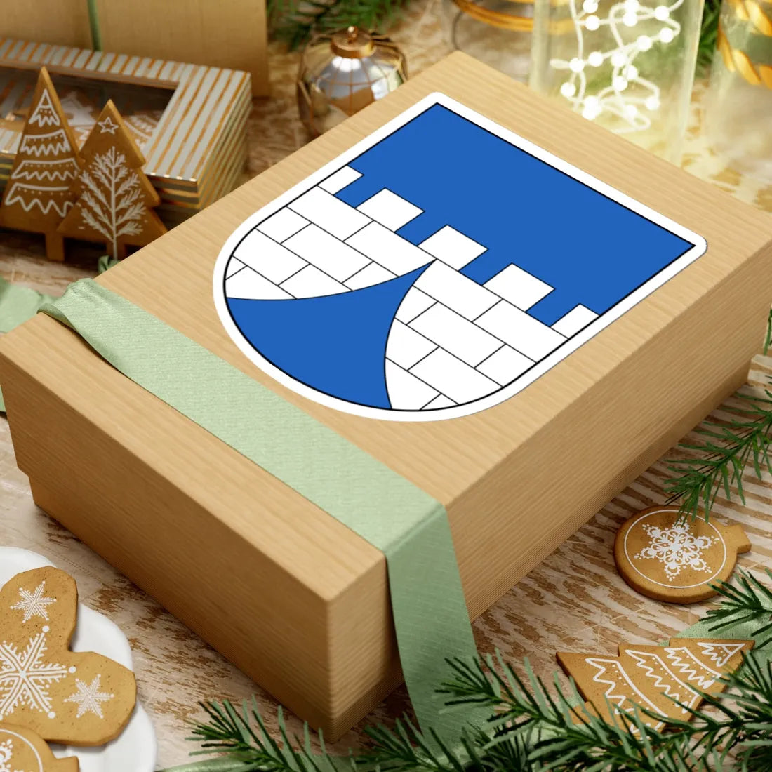 Pfungen-blazon (Switzerland) (Coat of Arms) STICKER Vinyl Kiss-Cut Decal - The Sticker Space