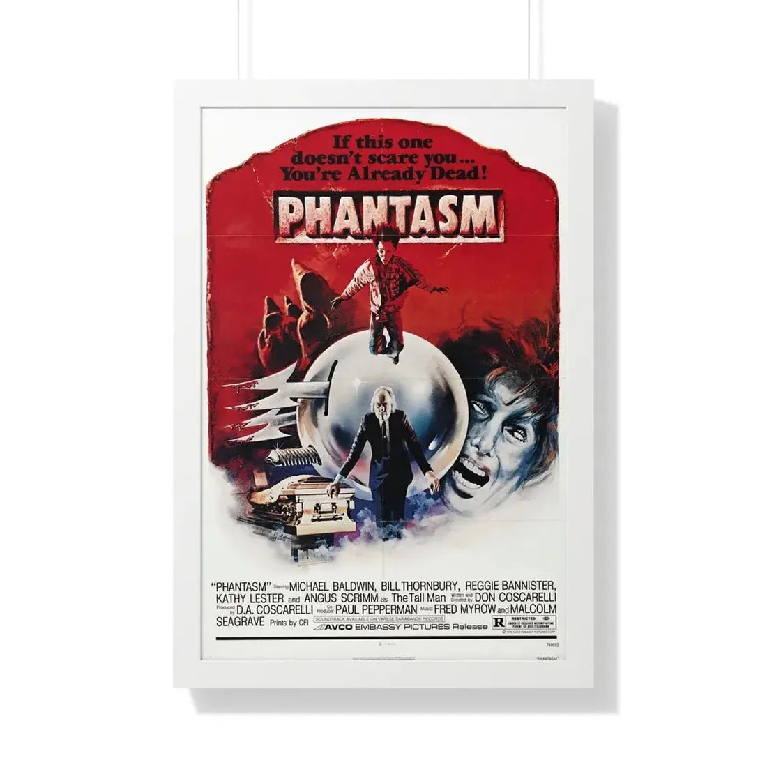 PHANTASM 1979 - Framed Movie Poster - The Sticker Space