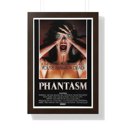PHANTASM (2) 1979 - Framed Movie Poster 16″ x 24″ Walnut - The Sticker Space