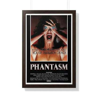 PHANTASM (2) 1979 - Framed Movie Poster 20" x 30" Walnut - The Sticker Space