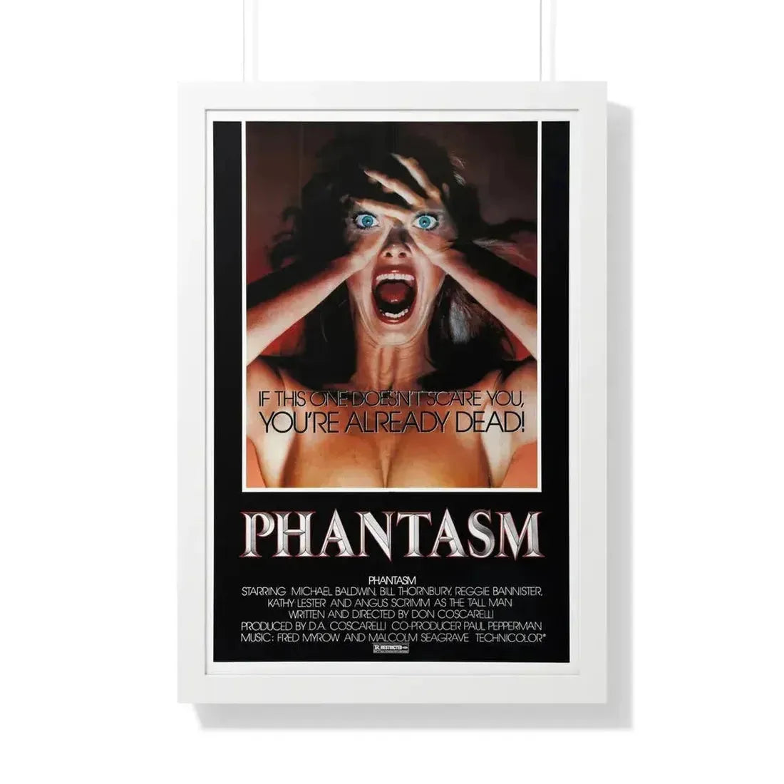 PHANTASM (2) 1979 - Framed Movie Poster 20" x 30" White - The Sticker Space