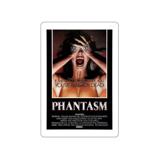 PHANTASM (2) 1979 Movie Poster STICKER Vinyl Die-Cut Decal 2 Inch - The Sticker Space