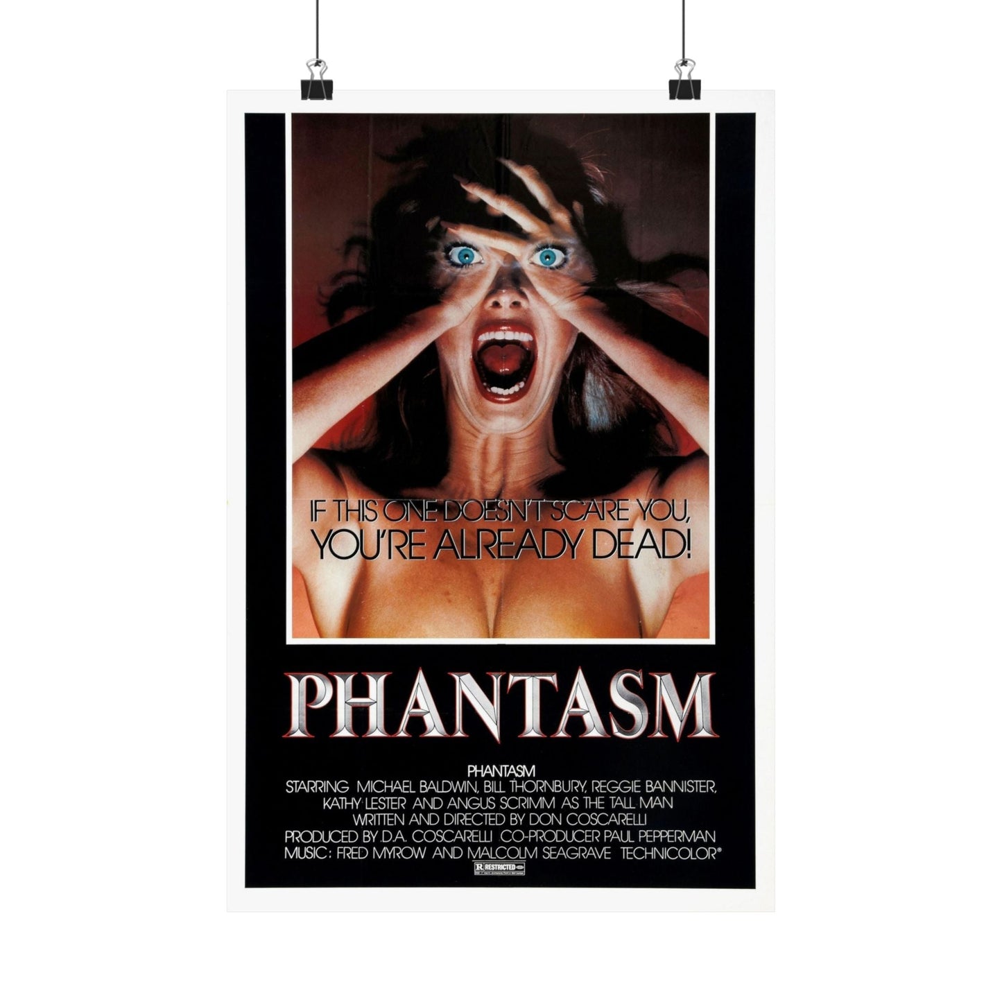 PHANTASM (2) 1979 - Paper Movie Poster-12″ x 18″-The Sticker Space