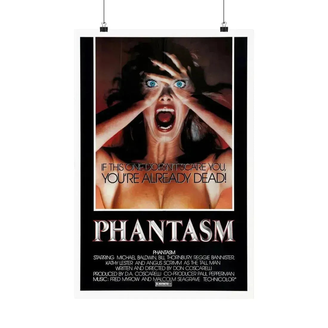 PHANTASM (2) 1979 - Paper Movie Poster 16″ x 24″ Matte - The Sticker Space