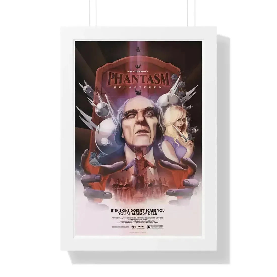 PHANTASM (3) 1979 - Framed Movie Poster 16″ x 24″ White - The Sticker Space