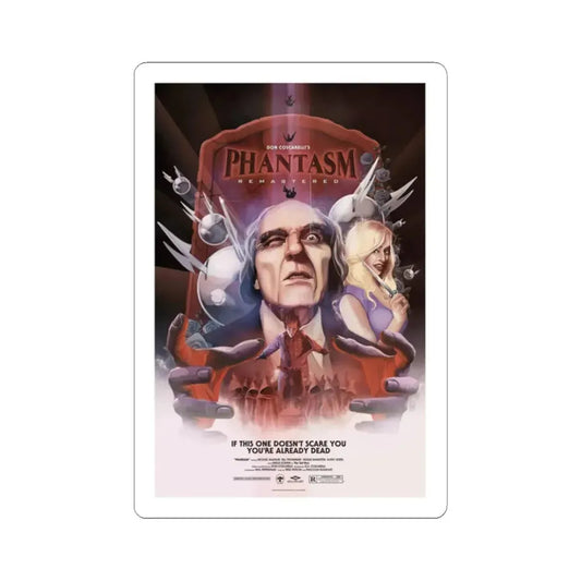 PHANTASM (3) 1979 Movie Poster - STICKER Vinyl Kiss-Cut Decal 2 Inch White - The Sticker Space
