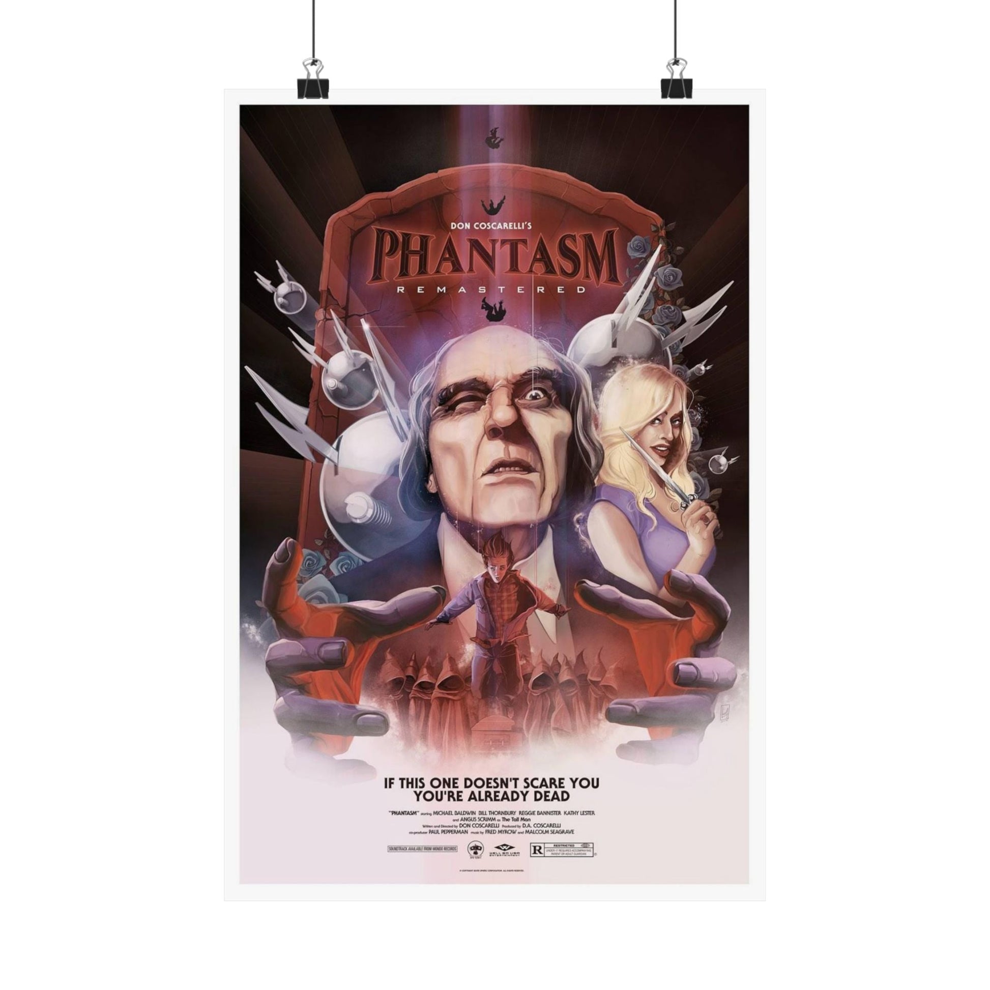 PHANTASM (3) 1979 - Paper Movie Poster-12″ x 18″-The Sticker Space