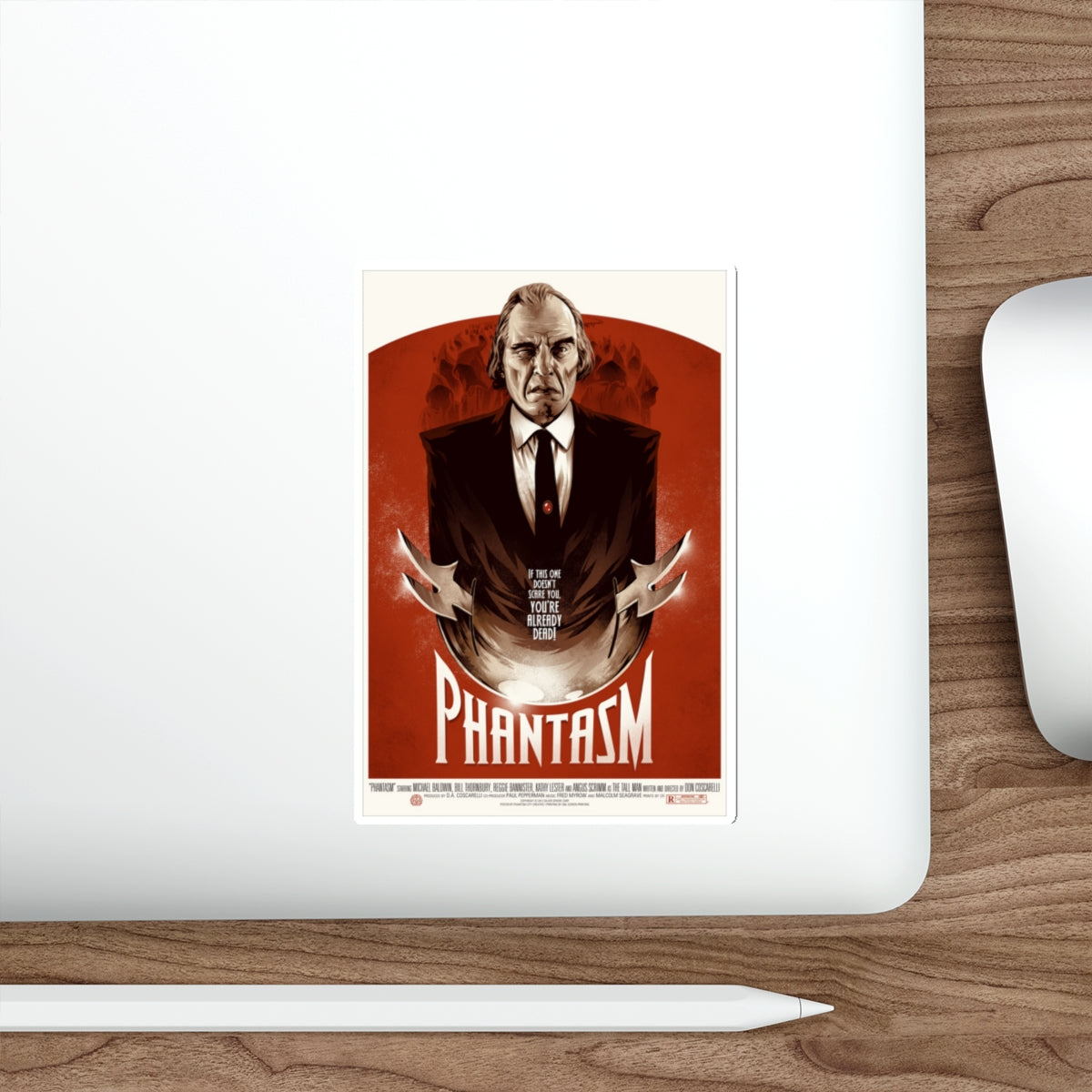 PHANTASM (4) 1979 Movie Poster STICKER Vinyl Die-Cut Decal-The Sticker Space