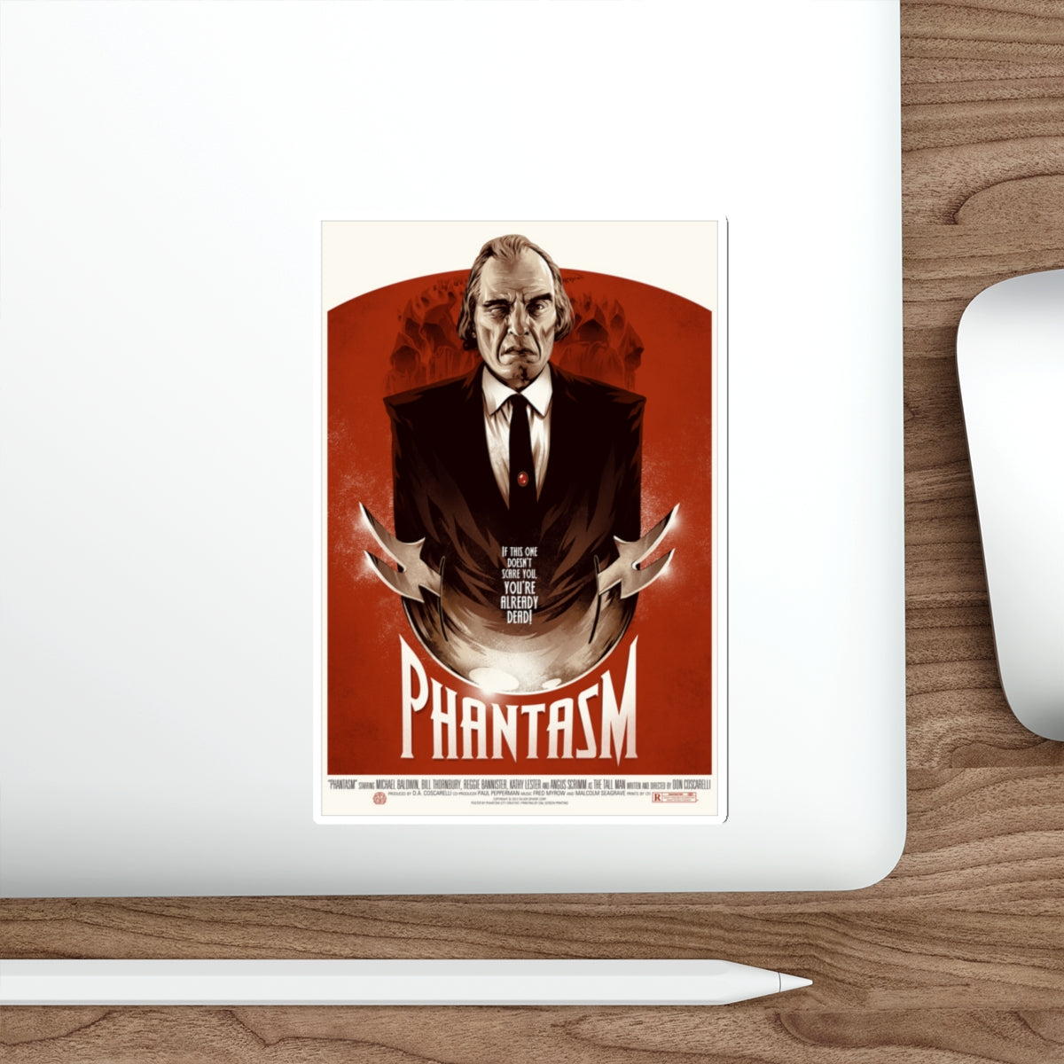 PHANTASM (4) 1979 Movie Poster STICKER Vinyl Die-Cut Decal-The Sticker Space