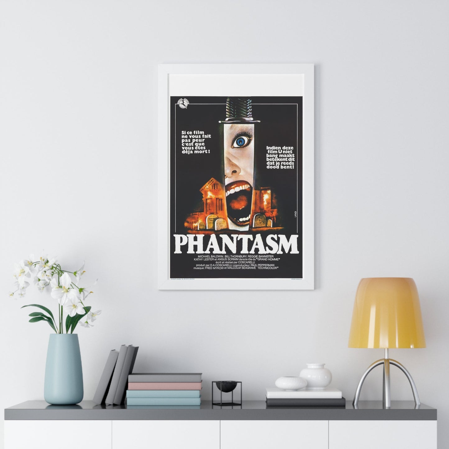 PHANTASM (BELGIAN) 1979 - Framed Movie Poster-The Sticker Space