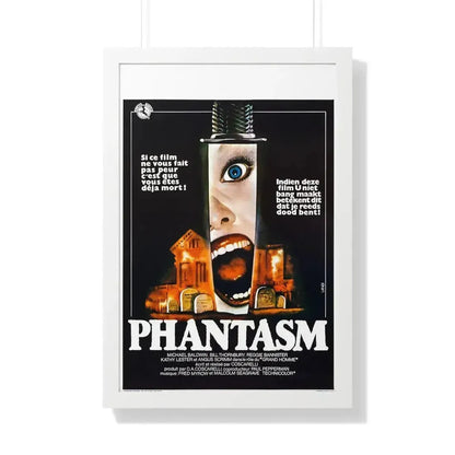 PHANTASM (BELGIAN) 1979 - Framed Movie Poster 20" x 30" White - The Sticker Space
