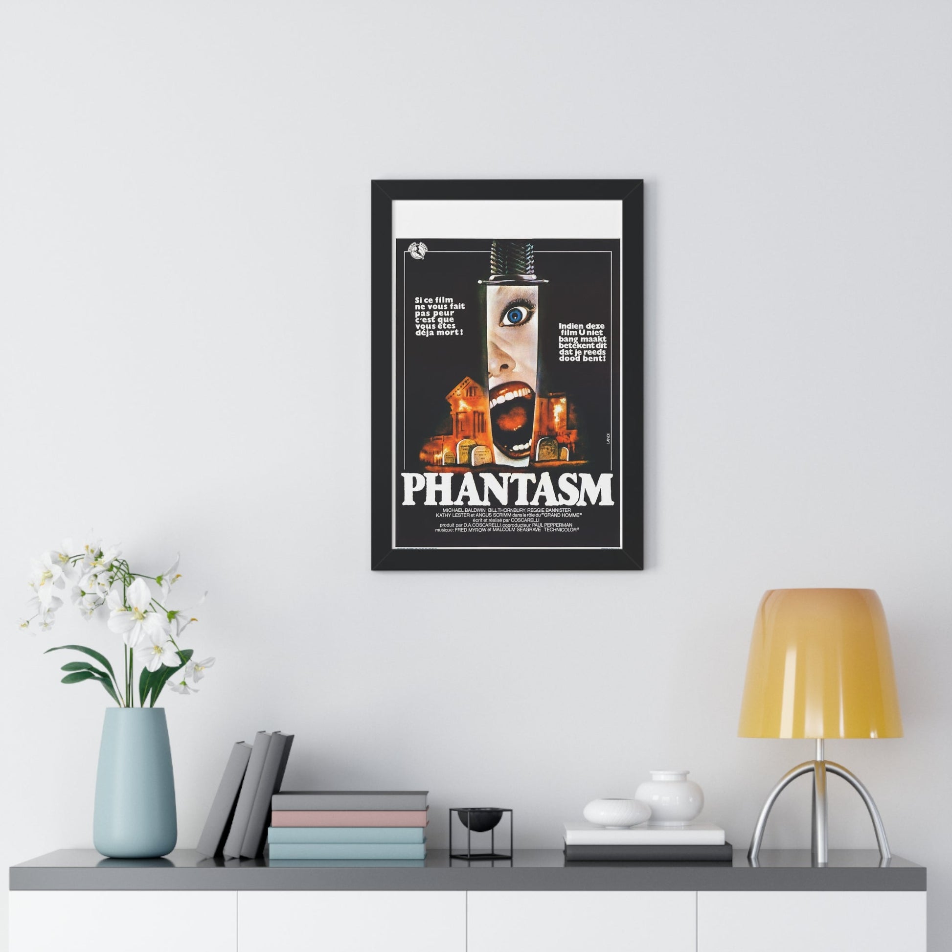 PHANTASM (BELGIAN) 1979 - Framed Movie Poster-The Sticker Space