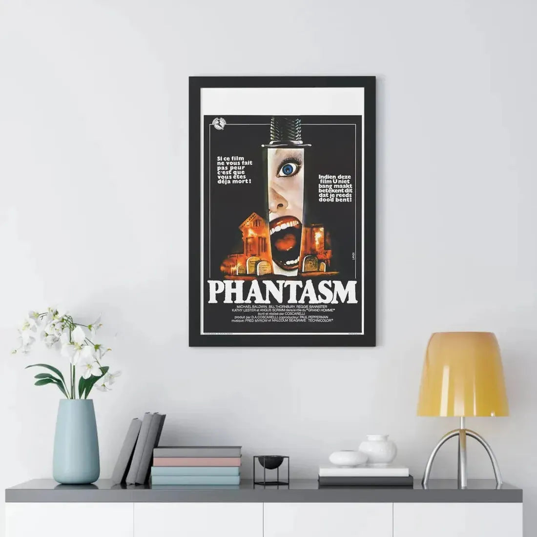 PHANTASM (BELGIAN) 1979 - Framed Movie Poster - The Sticker Space