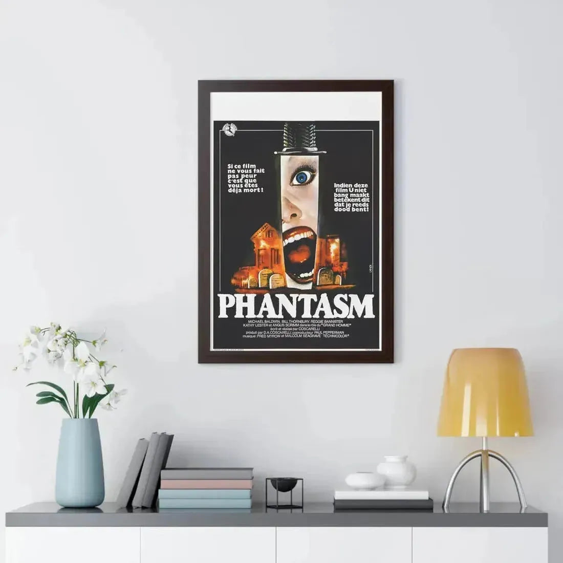 PHANTASM (BELGIAN) 1979 - Framed Movie Poster - The Sticker Space