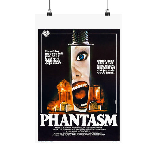 PHANTASM (BELGIAN) 1979 - Paper Movie Poster-12″ x 18″-The Sticker Space