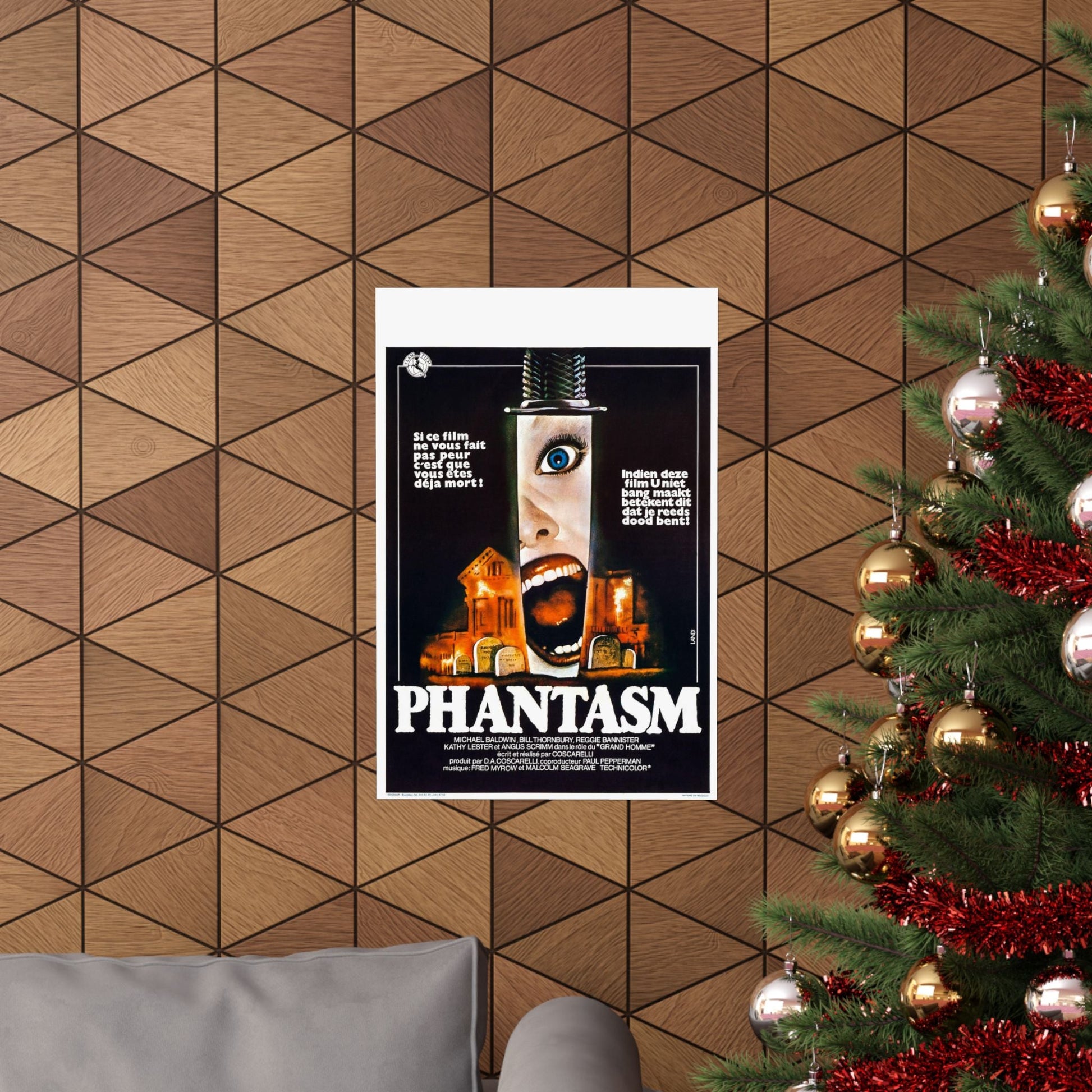 PHANTASM (BELGIAN) 1979 - Paper Movie Poster-The Sticker Space