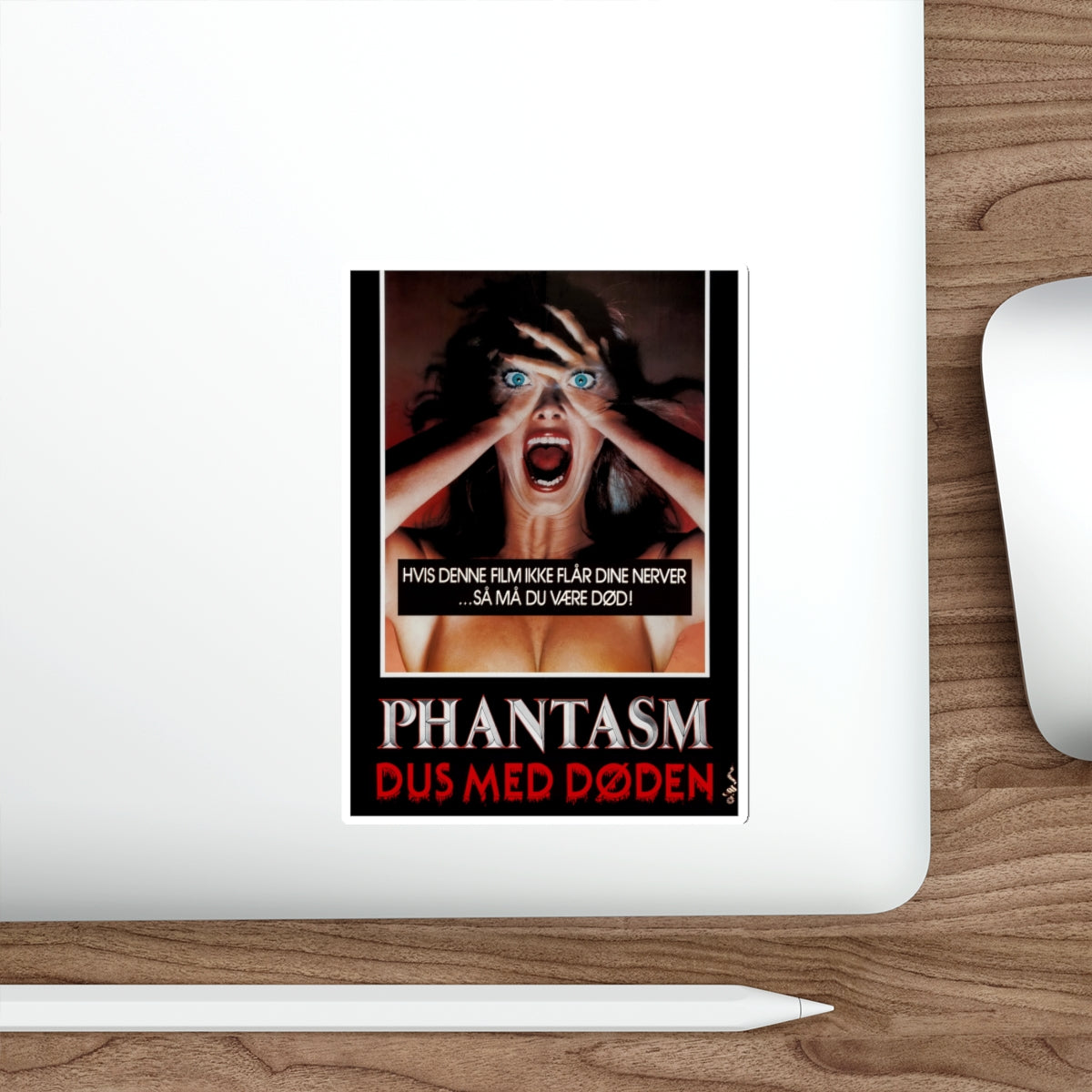 PHANTASM (DANISH) 1979 Movie Poster STICKER Vinyl Die-Cut Decal-The Sticker Space