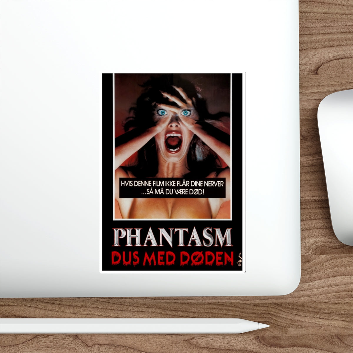 PHANTASM (DANISH) 1979 Movie Poster STICKER Vinyl Die-Cut Decal-The Sticker Space