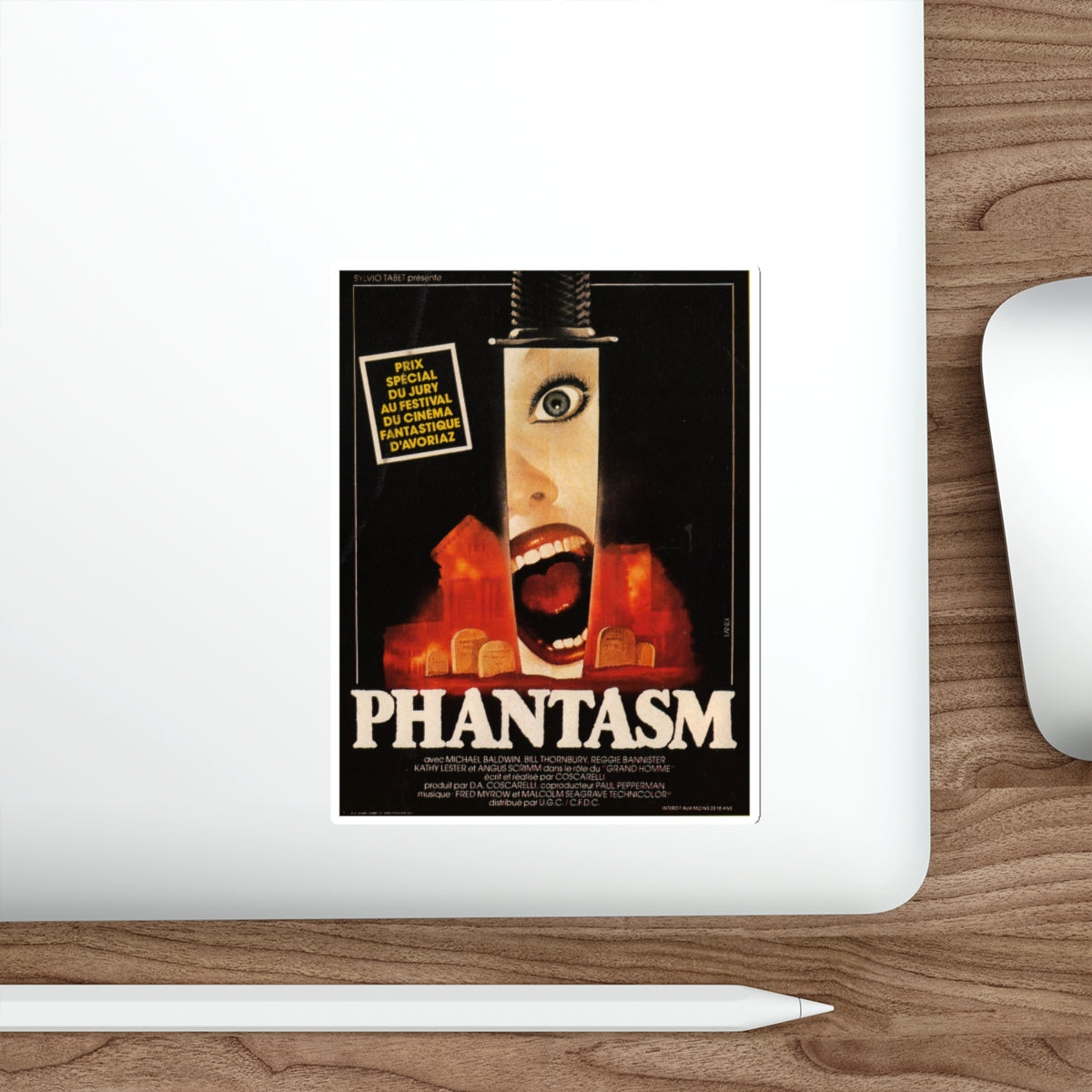 PHANTASM (FRANCE) 1979 Movie Poster STICKER Vinyl Die-Cut Decal-The Sticker Space