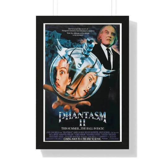 PHANTASM II 1988 - Framed Movie Poster 16″ x 24″ Black - The Sticker Space