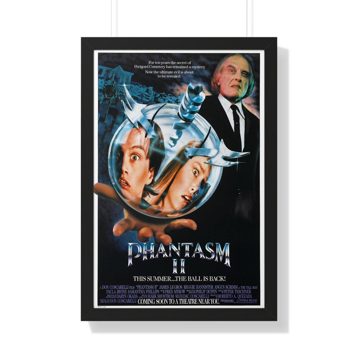 PHANTASM II 1988 - Framed Movie Poster-20" x 30"-The Sticker Space