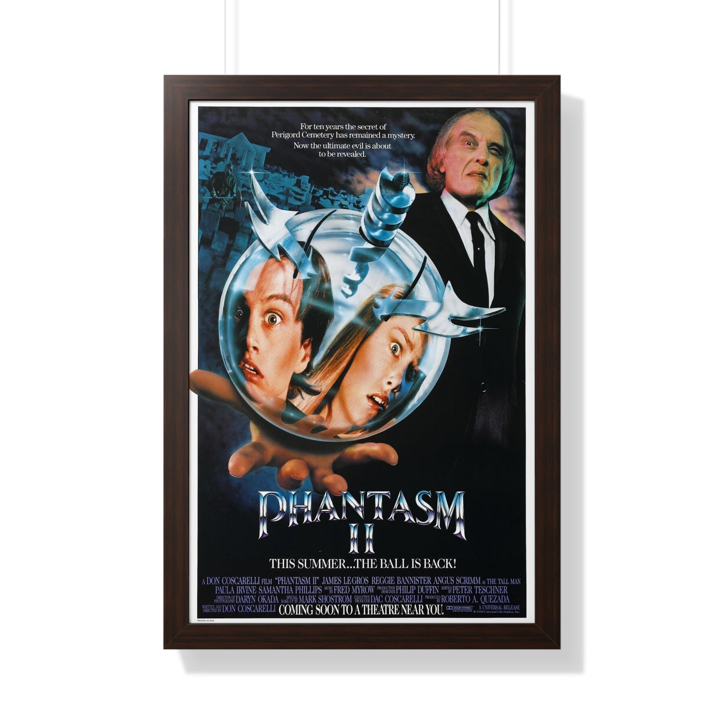 PHANTASM II 1988 - Framed Movie Poster-20" x 30"-The Sticker Space