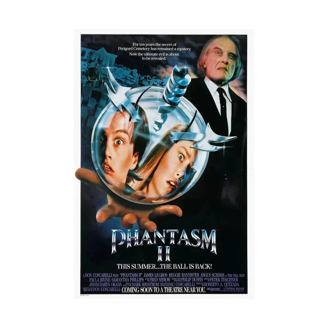 PHANTASM II 1988 - Paper Movie Poster - The Sticker Space