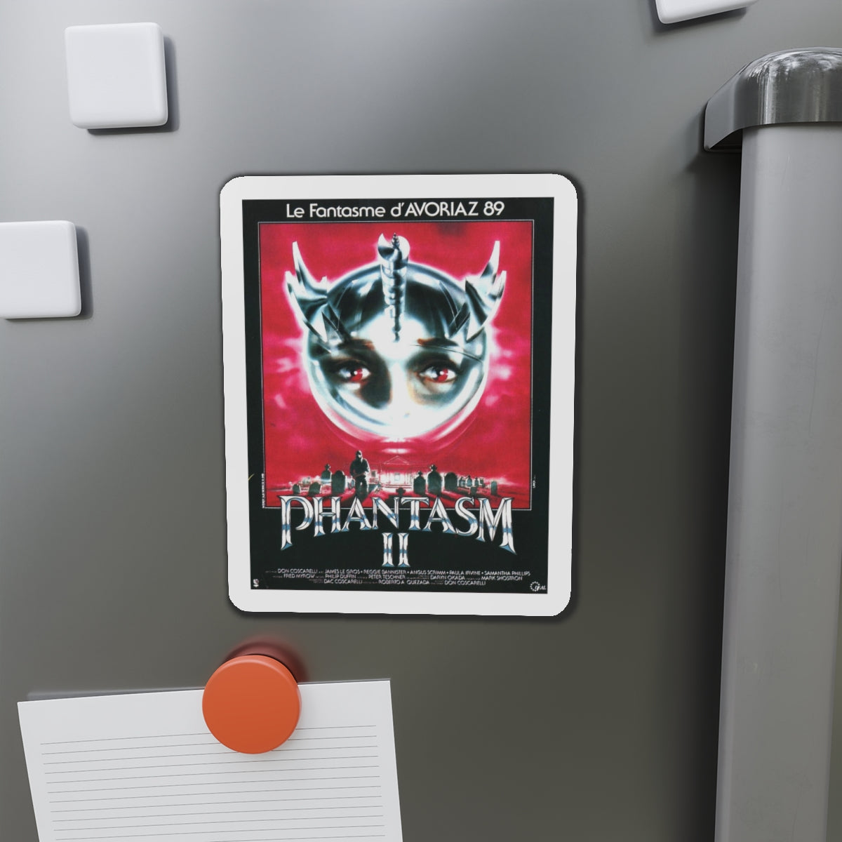 PHANTASM II (FRENCH) 1988 Movie Poster - Refrigerator Magnet-The Sticker Space