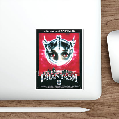 PHANTASM II (FRENCH) 1988 Movie Poster STICKER Vinyl Die-Cut Decal-The Sticker Space