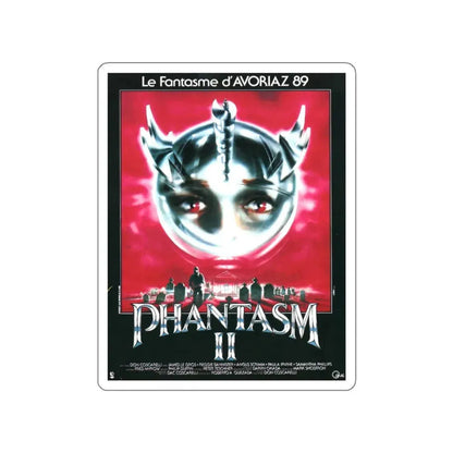 PHANTASM II (FRENCH) 1988 Movie Poster STICKER Vinyl Die-Cut Decal - The Sticker Space