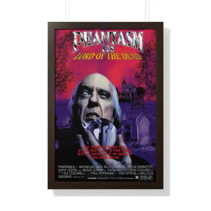 PHANTASM III 1994 - Framed Movie Poster 20" x 30" Walnut - The Sticker Space