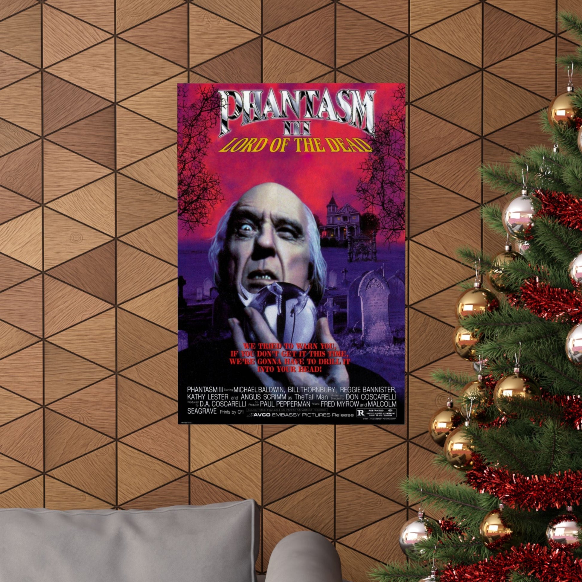 PHANTASM III 1994 - Paper Movie Poster-The Sticker Space