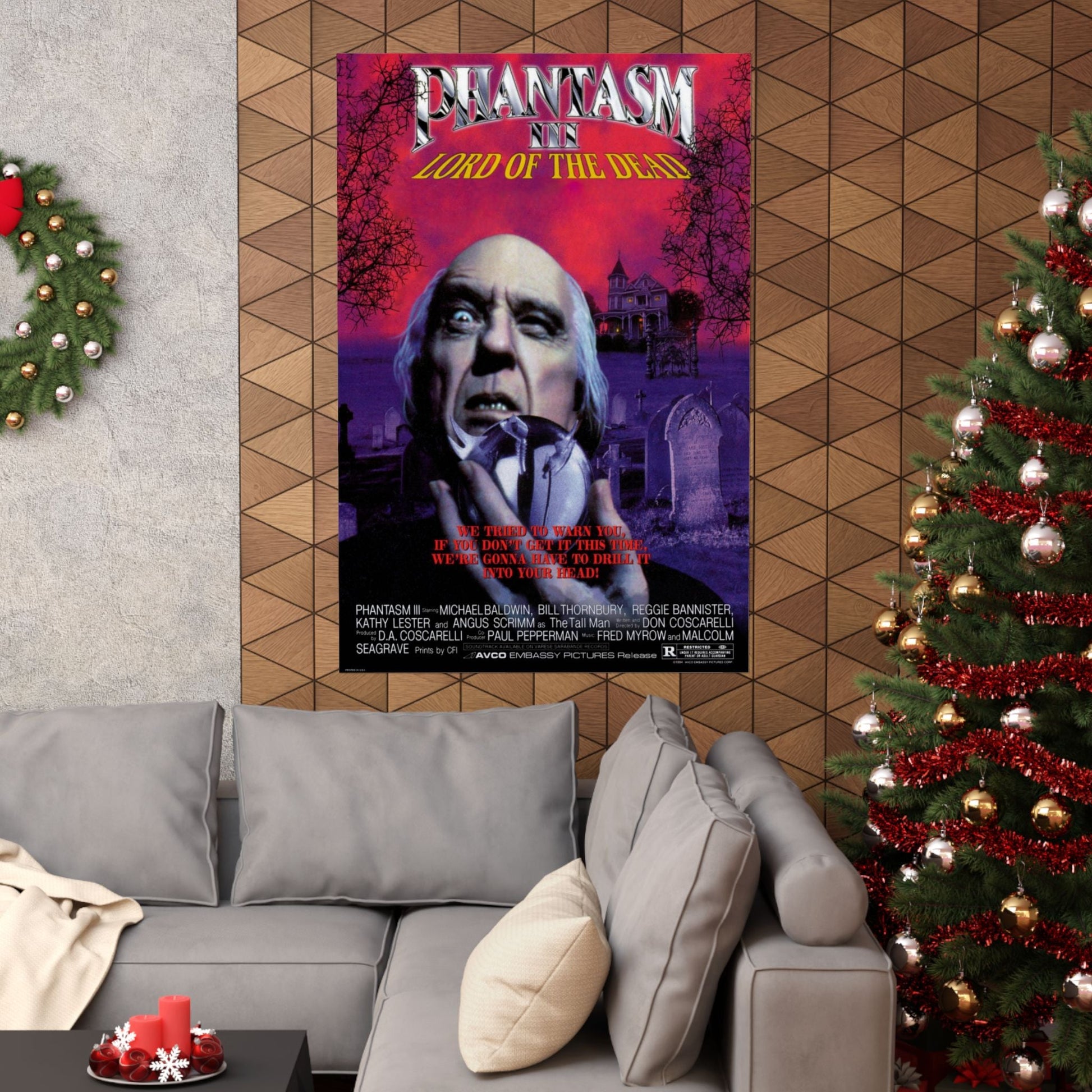 PHANTASM III 1994 - Paper Movie Poster-The Sticker Space