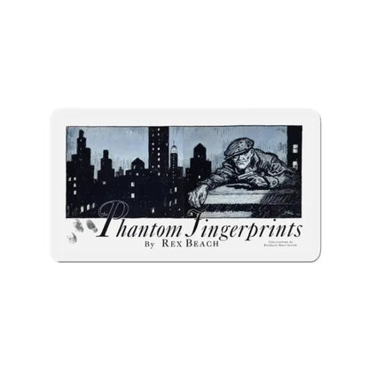 Phantom Fingerprints (1), Cosmopolitan, December 1929 (Magazine Illustration) Refrigerator Magnet - The Sticker Space