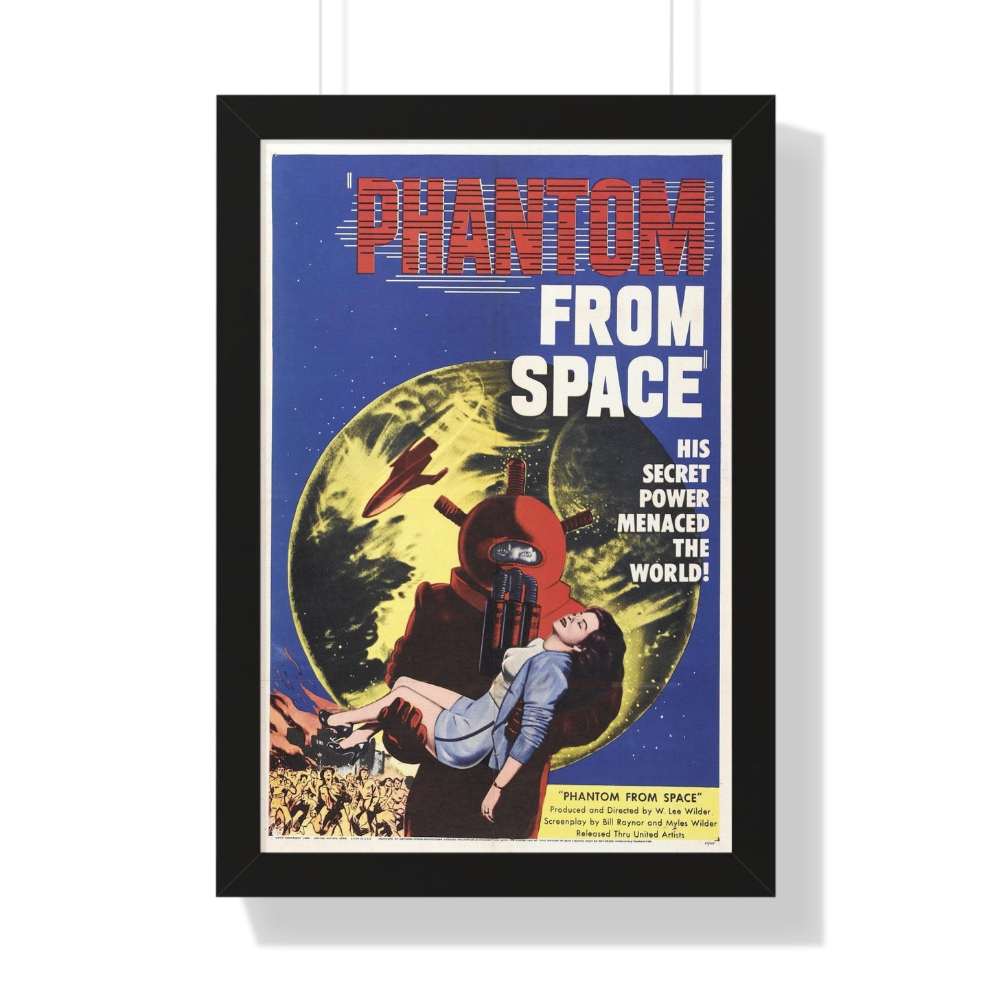 PHANTOM FROM SPACE 1953 - Framed Movie Poster-16″ x 24″-The Sticker Space