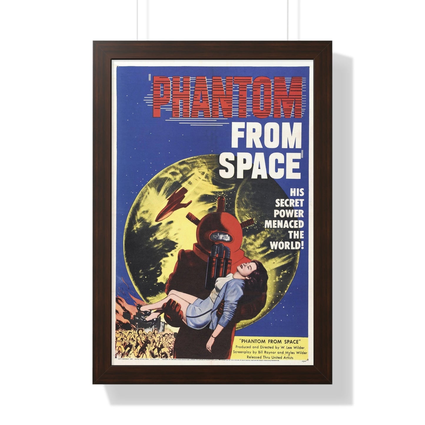 PHANTOM FROM SPACE 1953 - Framed Movie Poster-16″ x 24″-The Sticker Space