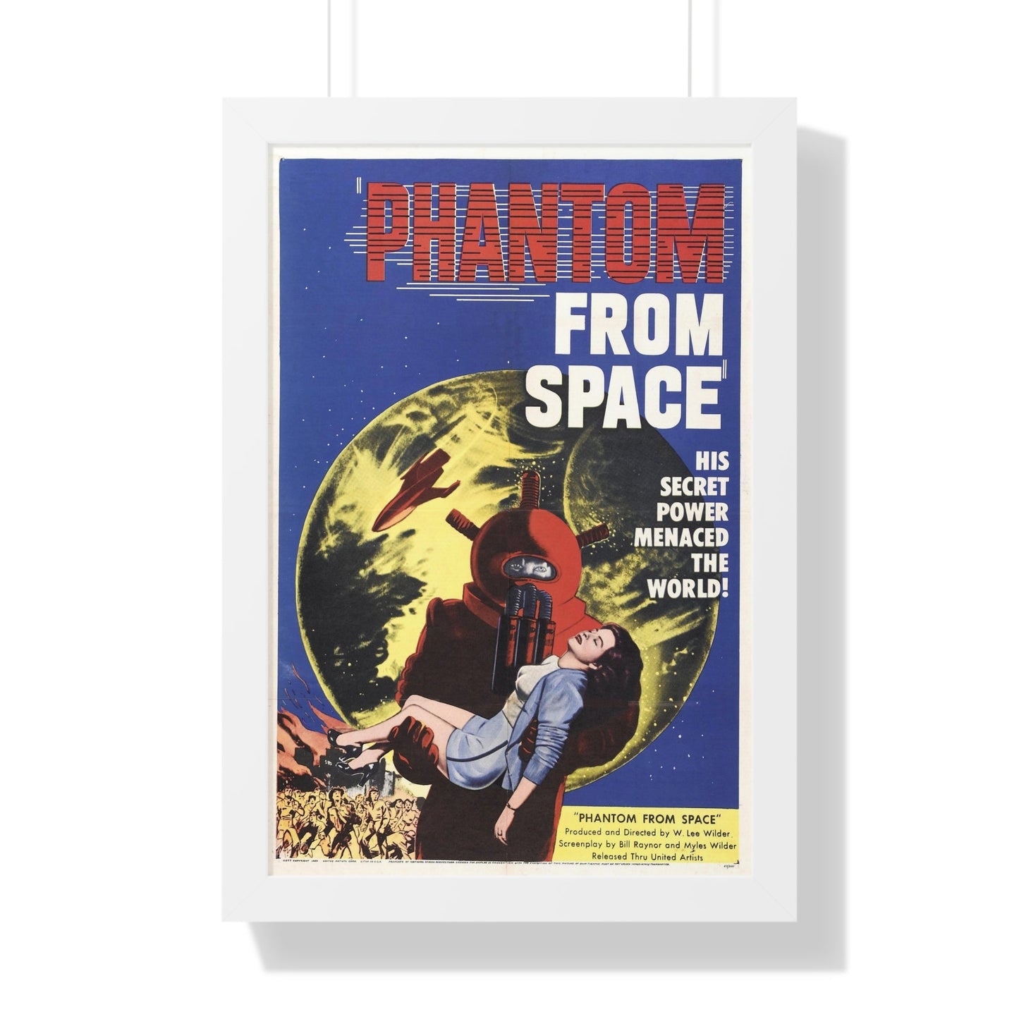 PHANTOM FROM SPACE 1953 - Framed Movie Poster-16″ x 24″-The Sticker Space