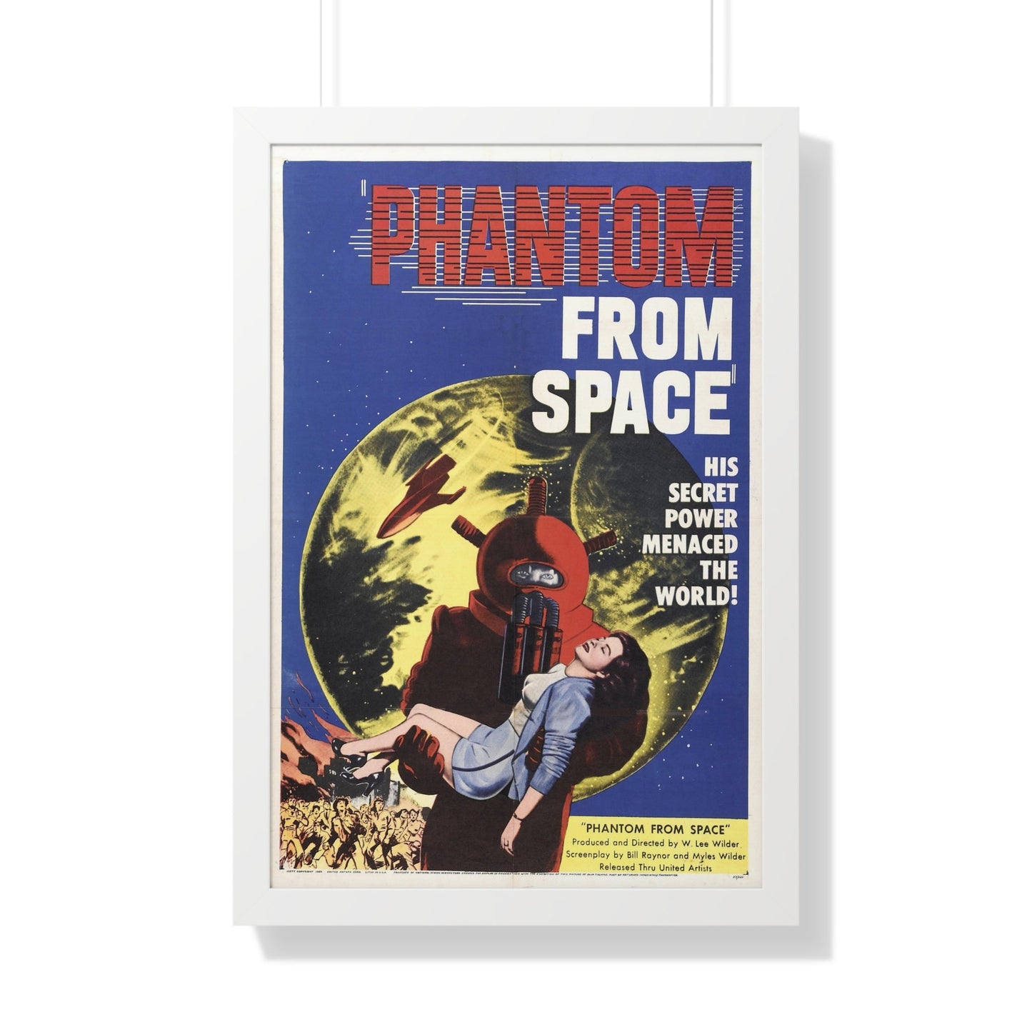 PHANTOM FROM SPACE 1953 - Framed Movie Poster-20" x 30"-The Sticker Space