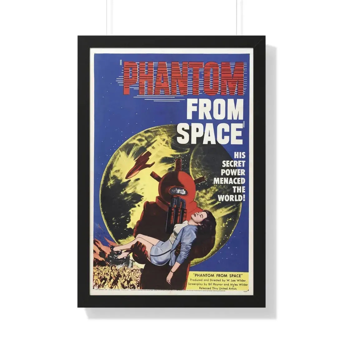 PHANTOM FROM SPACE 1953 - Framed Movie Poster - The Sticker Space