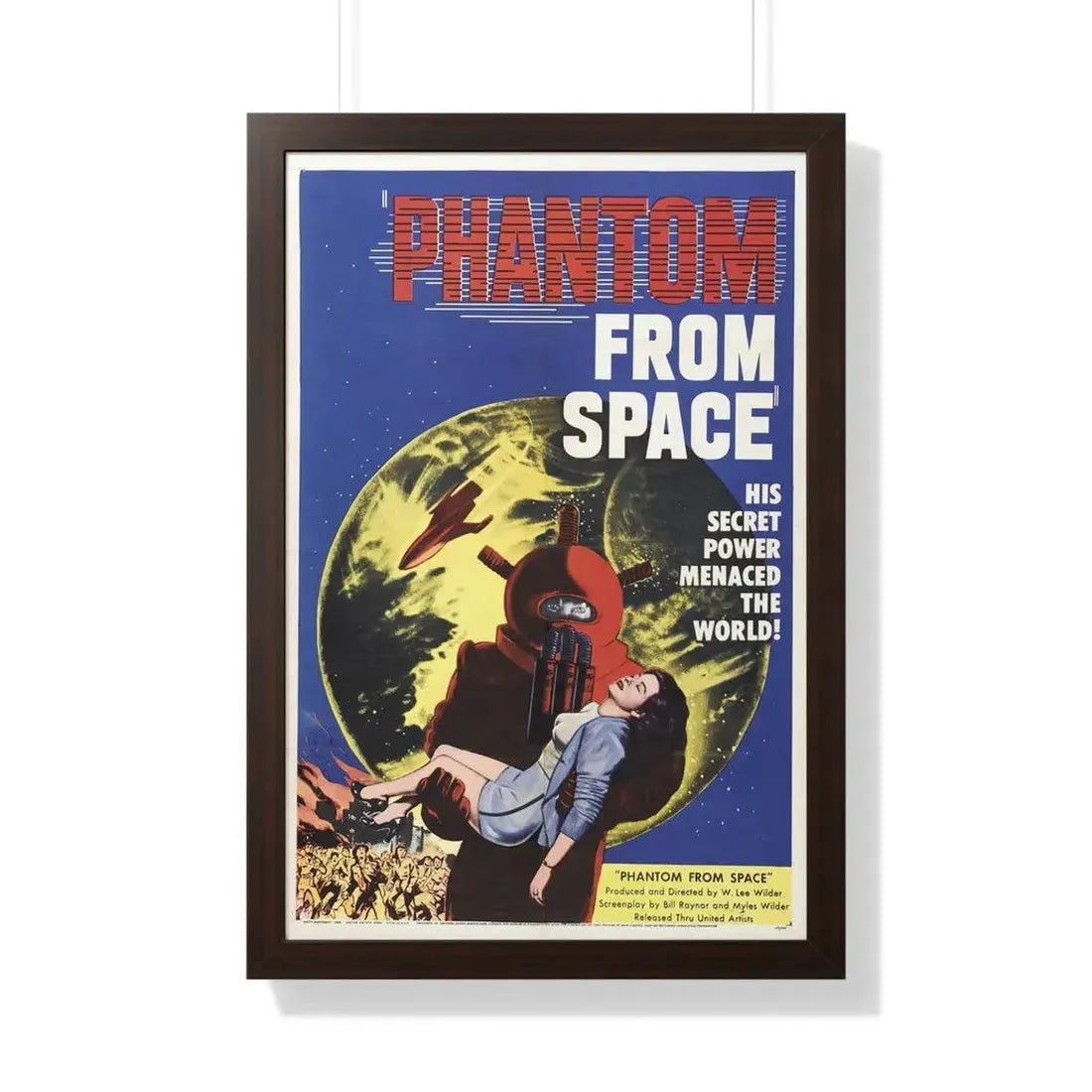 PHANTOM FROM SPACE 1953 - Framed Movie Poster - The Sticker Space