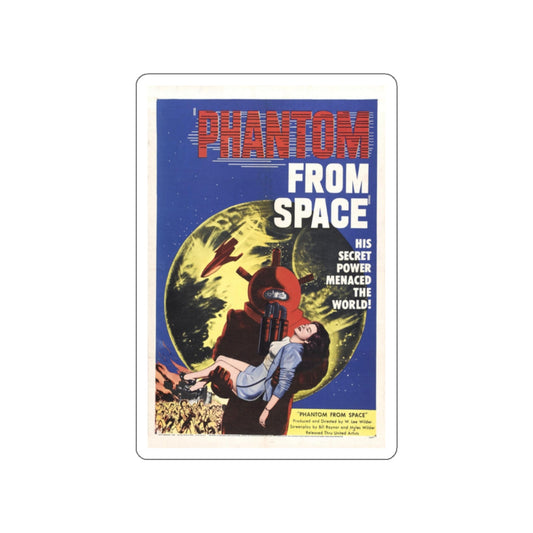 PHANTOM FROM SPACE 1953 Movie Poster STICKER Vinyl Die-Cut Decal-White-The Sticker Space